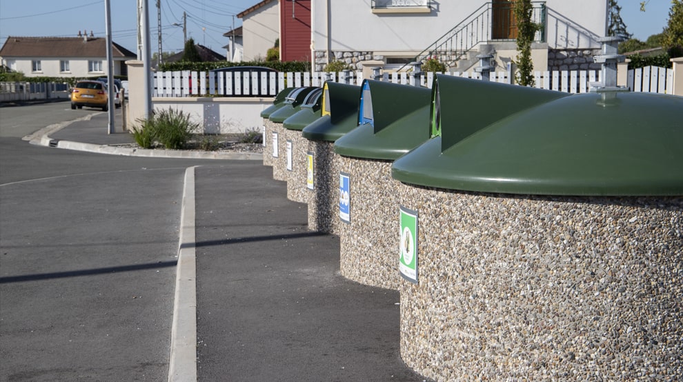 Point de collecte du square Marcel Cholet
