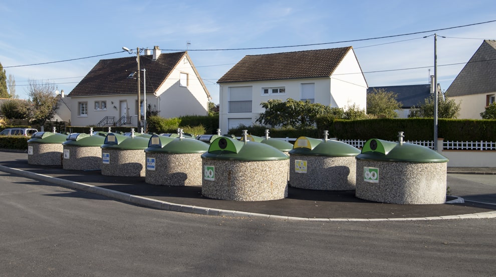 Environnement Point Apport Volontaire Poubelles Point de collecte de la Grande Valaisière