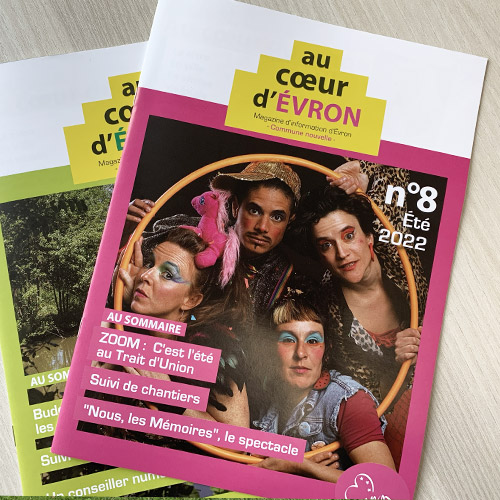 Le magazine le site internet les réseaux sociaux Evron