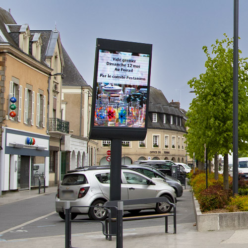 Le panneau lumineux a Evron