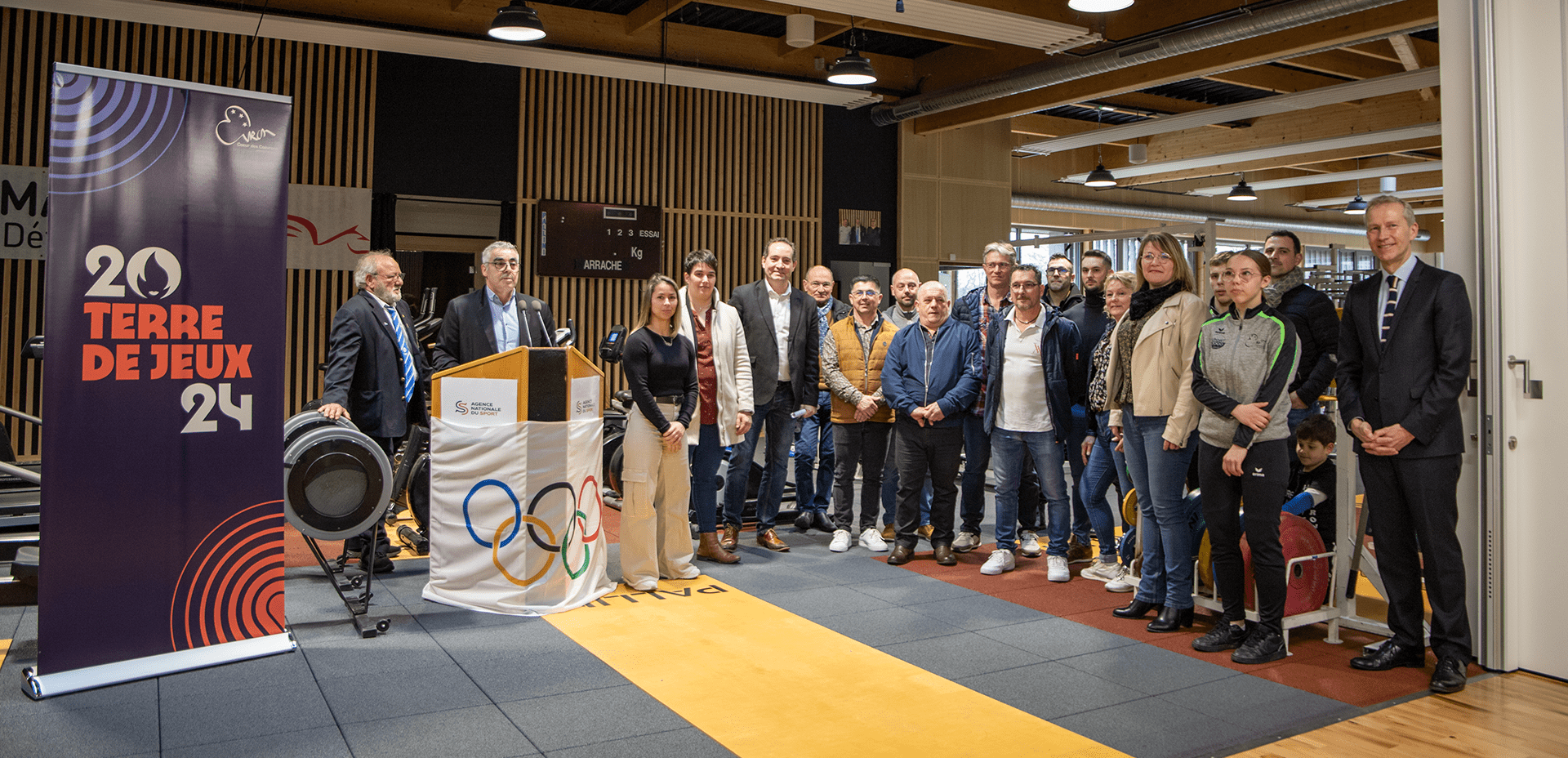 Inauguration salle haltérophilie