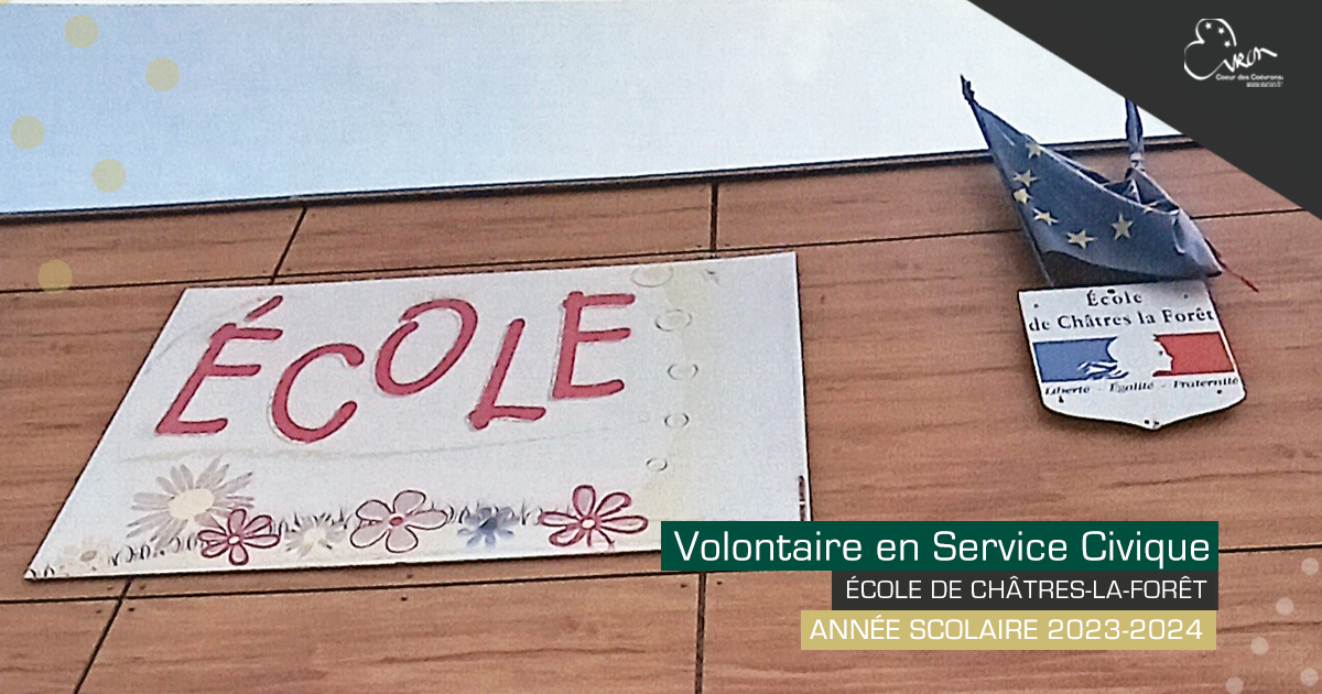 L’école de Châtres-la-Forêt recherche un volontaire en Service Civique pour l’année scolaire 2023-2024.