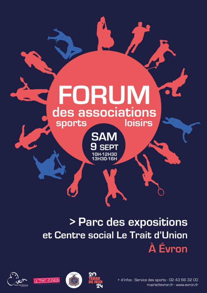 Le forum des associations à Evron en Mayenne