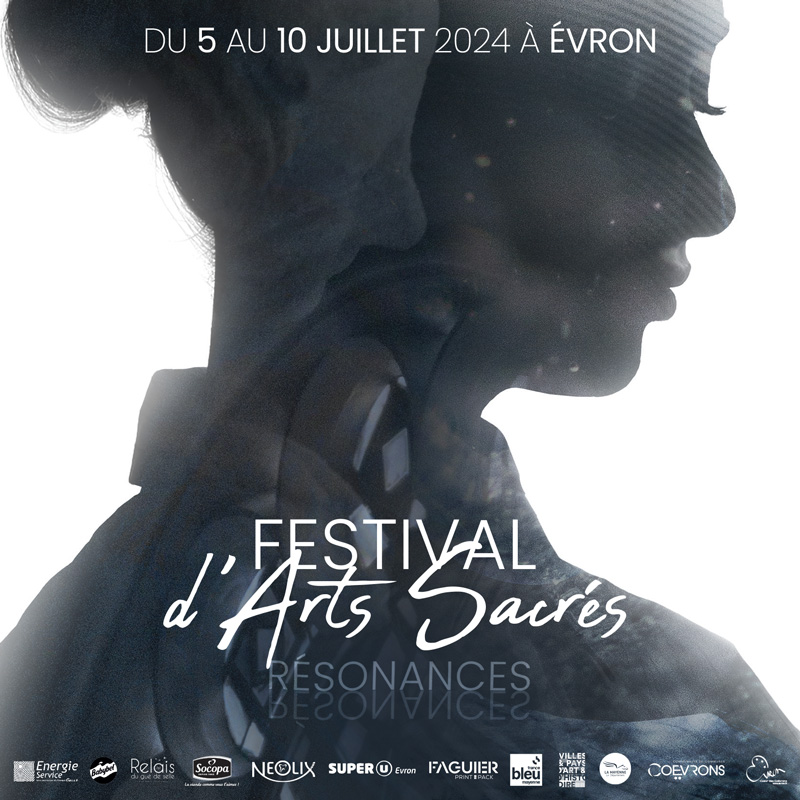 Affiche du Festival d'Arts Sacrés 2024 à Évron