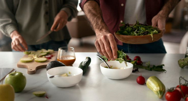 achats au marché et atelier cuisine