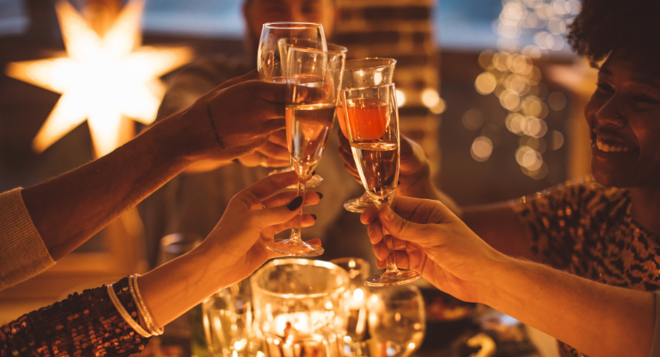 Repas du nouvel an 2025 au trait d'union d'Évron