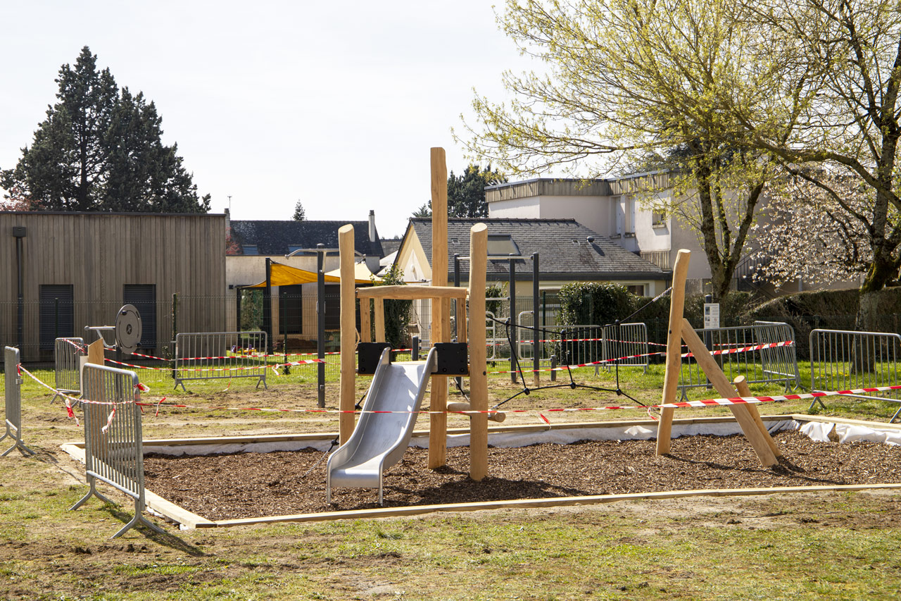 Nouvel espace ludique et sportif à la Valaisière à Évron